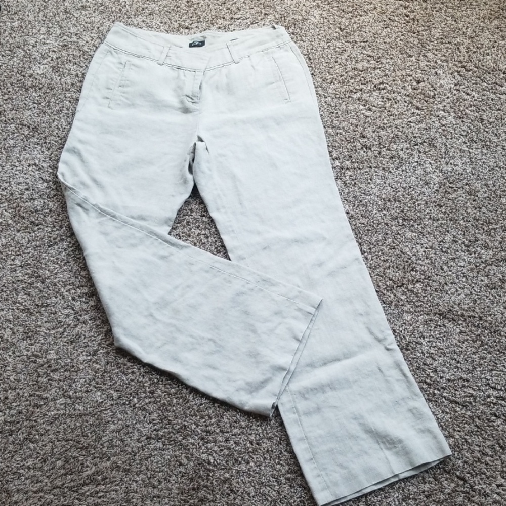 BEAUTIFUL TALL Ann Taylor Loft Linen Pants